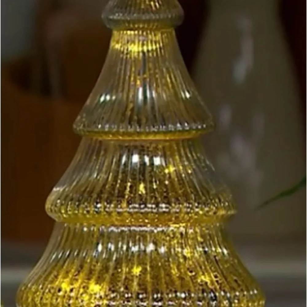 Illuminated Glass Fluted Tree by Valerie Parr Hill - Picture 2 of 8